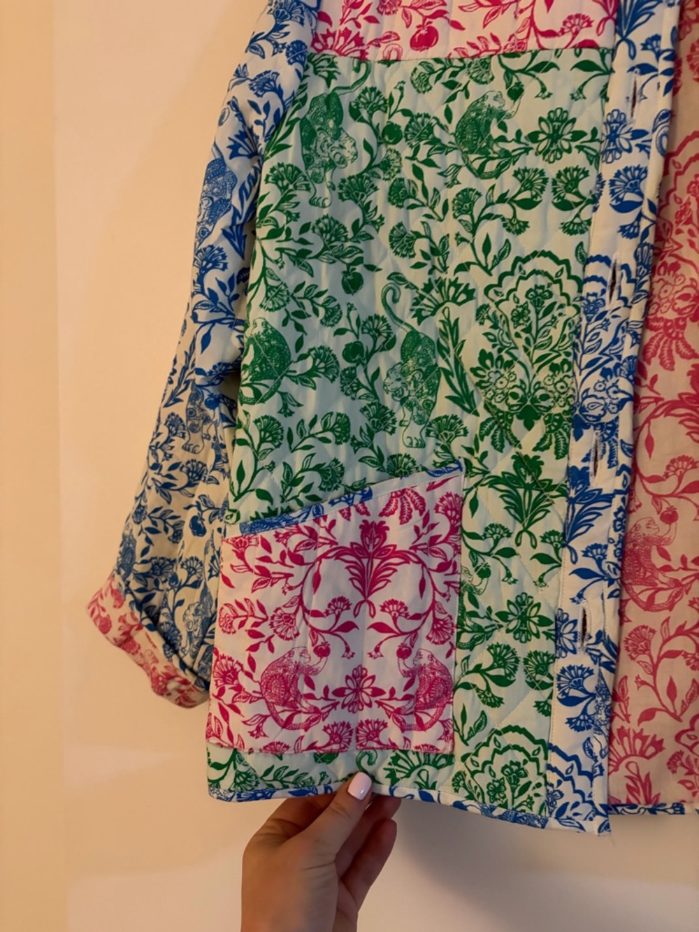 Roller Rabbit Patchwork Floral Jacket - Picture 3 of 4